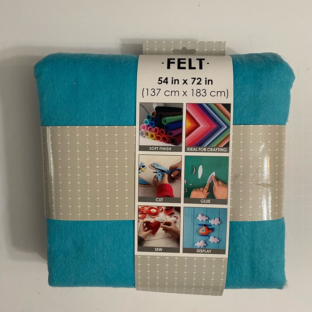 Emma & Mila 100% Polyester Soft Finish Felt 54" x 72" Sewing and Crafting